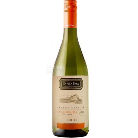 Santa Ema, Chardonnay Terroir, Вино белое, сухое, 0,75 л