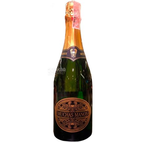Felix Solis, Muchas Manos Brut, Вино игристое белое брют, 0,75 л