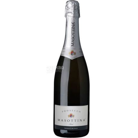 Masottina, Prosecco Treviso Brut, Вино игристое белое брют, 0,75 л
