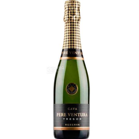 Pere Ventura, Cava Brut Nature, Вино игристое белое брют, 0,75 л