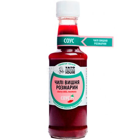 Tato Pepper Jam, 210 g, Chili sauce, Cherry-Rosemary
