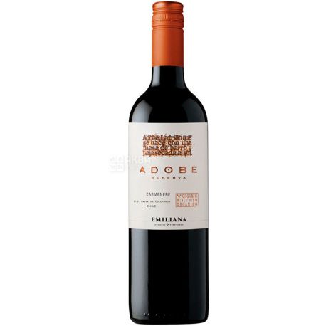 Emiliana Adobe Carmenere, Вино червоне, сухе, 0,75 л