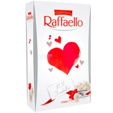 Raffaello, 80 г, Рафаелло, Цукерки 