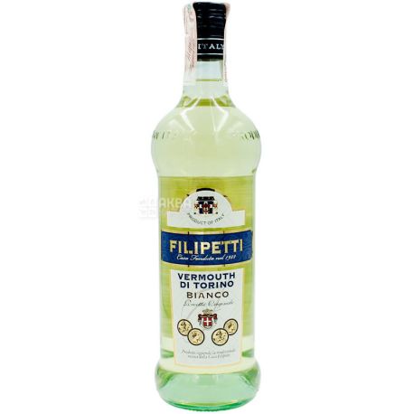 Valsa Nuovo Perlino, Filipetti Vermouth Bianco Torino, Вермут солодкий, 1 л