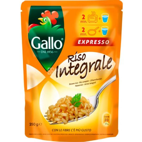 Riso Gallo, 250 г, Рісо Галло, Експрес рис інтегралє
