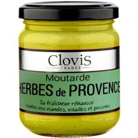 Clovis, 200 г, Кловіс, Гірчиця з прованськими травами