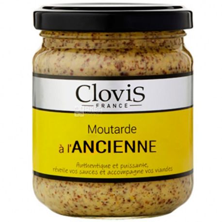 Clovis, 200 г, Кловис, Горчица цельнозерновая