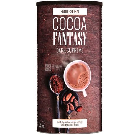 Cocoa Fantasy, Dark Supreme, 1 кг, Кокоа Фентезі, Напій швидкорозчинний, Какао екстрачорний
