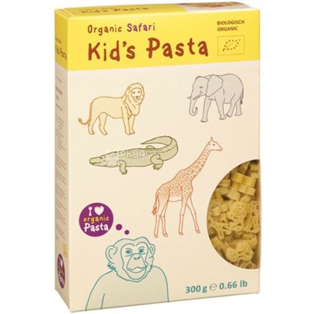 Alb Gold Kids pasta, 300 г, Альб Голд, Паста детская Сафари органическая