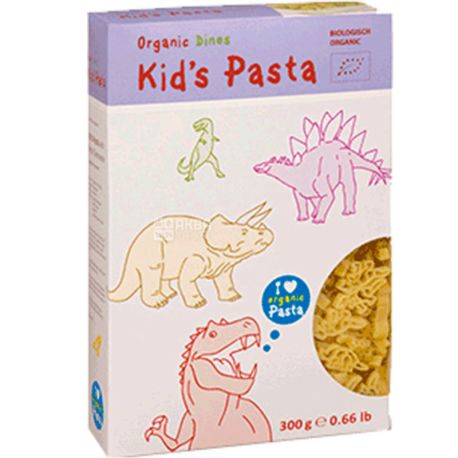 Alb Gold Kids pasta, 300 г, Альб Голд, Паста детская Динозавры, органическая