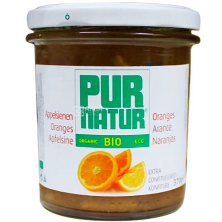 Pur Natur, 370 г, Пур Натур, Джем апельсиновый