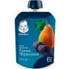 Gerber, 90 г, Пюре фруктове дитяче Груша-Чорнослив Гербер, з 6-ти місяців
