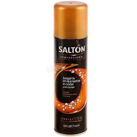 Salton, Expert, 250 мл, Салтон, Спрей-защита от реагентов и соли, для всех типов кожи и текстиля