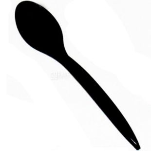 LUX Преміум, Ложка чайна, чорна, 100 шт.