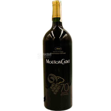 Mouton Cadet, Rouge Cannes Edition, Вино красное сухое, 1,5 л