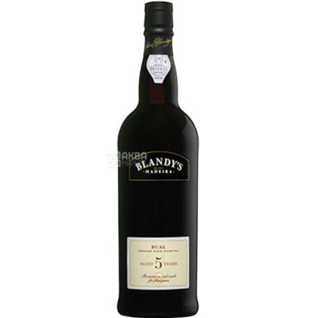 Blandy's, Sercial Dry 5 Y.O, Вино белое сухое, крепленое, 0,75 л