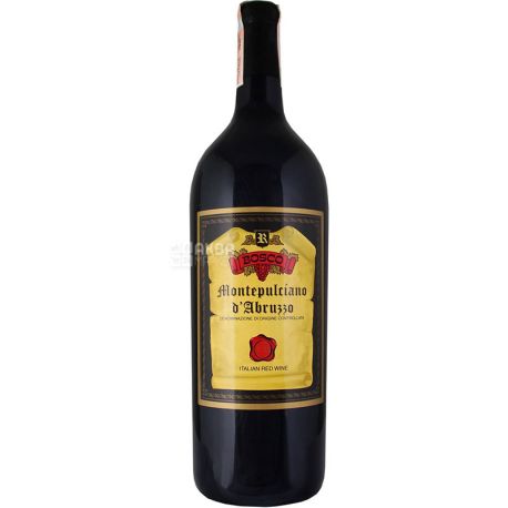 Bosco, R Montepulciano d’Abruzzo, Dry red wine, 1.5 L