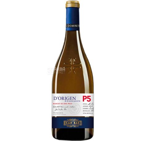 Pere Ventura, Can Bas D'Origen Muscat P5, Вино белое сухое, 0,75 л