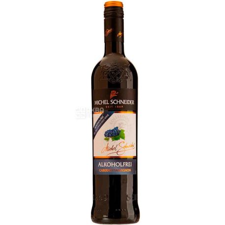 Zimmermann-Graeff & Muller, Michel Schneider Cabernet Sauvignon, Вино красное полусладкое, безалкогольное, 0,75 л