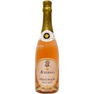 Ackerman, Cremant de Loire Rose Brut, Вино игристое розовое брют, 0,75 л