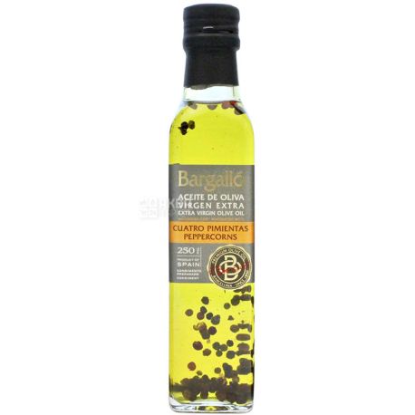 Olis Bargallo, 250 ml, Dressing, Extra Virgin olive oil with 4 peppers