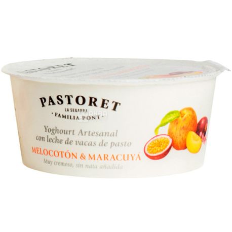 Pastoret, 125 g, Pastoret, Artisan Yogurt, Peach and Passion Fruit 