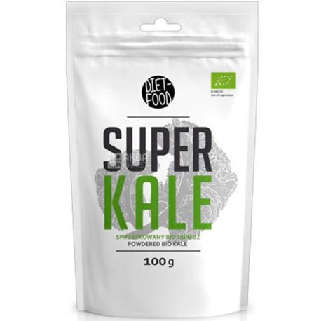 Diet-Food, 100 г, Дієт-Фуд, Порошок капусти Кале, органічний