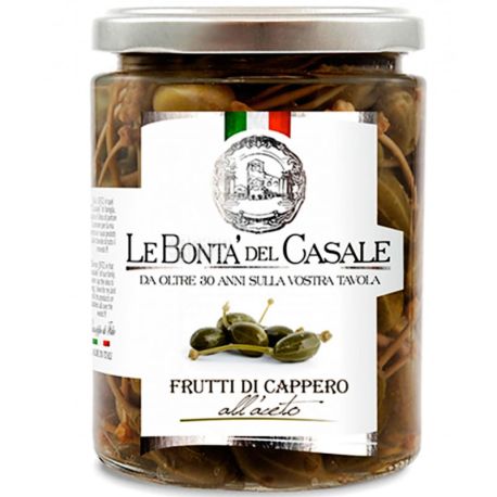 Le Bonta’ del Casale, 314 мл, Ле Бонта дел Касале, Каперси мариновані