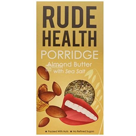 Rude Health Foods, 300 г, Руд Хелс Фудс, Каша вівсяна, з мигдальною пастою і морською сіллю