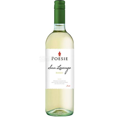 San Lorenzo Bianco Le Poesie, Вино белое, полусухое, 0,75 л