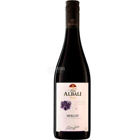 Vina Albali Merlot, Red wine, dry, 0.75 L