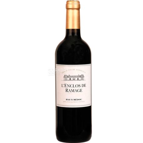 Gironde et Gascogne L'enclos de Ramage, Вино красное, сухое, 0,75 л