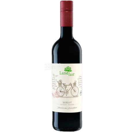 Peter Mertes Landlust Merlot, Вино червоне, сухе, 0,75 л