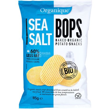 Biosaurus, 85 g, Potato Snacks with Sea Salt, Organic, Gluten Free
