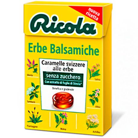 Ricola, 50 г, Рікола, Льодяники, Класичні трави