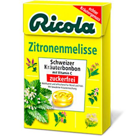 Ricola Cranberry, 52 г, Рикола, Леденцы, Лимон-мята