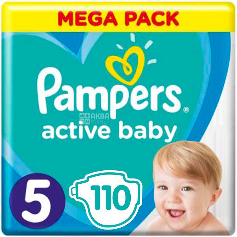 pampers active baby dry 5 110