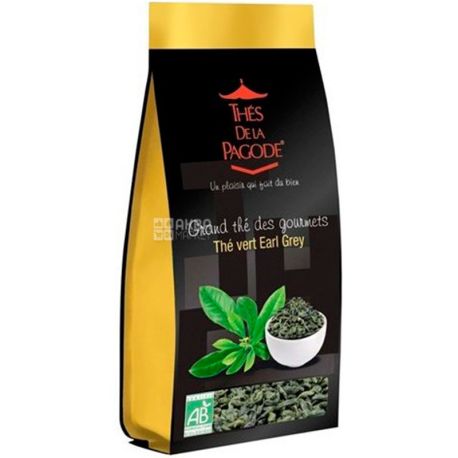 Thes De La Pagode, Earl Gray, 100 г, Тес де ля Пагод, Чай зелений, органічний