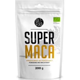 Diet-Food, Super Maca, Корень маки, порошок органический, 200 г