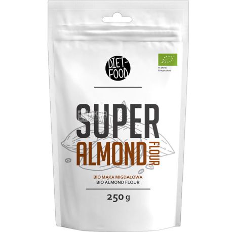 Diet-Food, Almond flour, 250 г, Борошно мигдальне, органічне