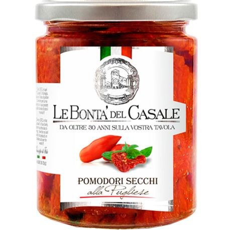 Le Bonta’ del Casale, Вяленые помидоры, 314 мл