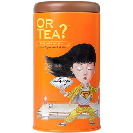 Or Tea, Organic EnerGinger, 75 г, Чай травяной с имбирем, органический