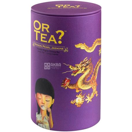 Or Tea, Dragon Pearl Jasmine, 75 г, Чай зелений з жасмином, органічний
