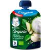 Gerber Organic, 90 г, Гербер Органик, Фруктово-йогуртовое пюре, Яблоко со злаками, с 8-ти месяцев