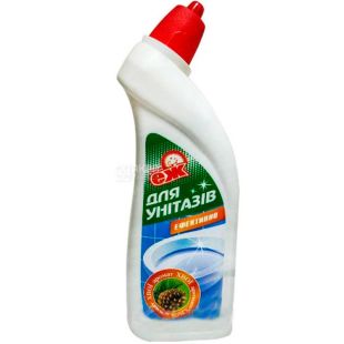 Їжак, 800 мл, Гель чистячий для унітаза Хвоя