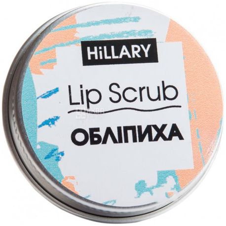 Hillary, 10 г, Хілларі, Бальзам для губ, цукровий, Обліпиха