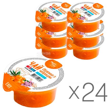 Meal Time, упаковка 24 шт., По 60 г, Міл Тайм, Концентрат напою, Обліпиха з чебрецем, без цукру