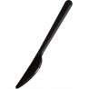 Knife plastic, LUX, black, packing 10 pcs., 18 cm