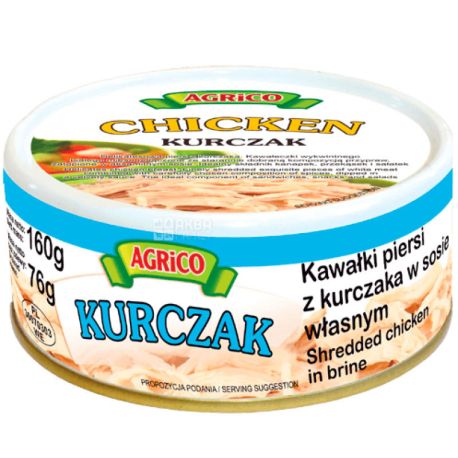 Agrico, Filet kurchaka, Own Chicken Fillet, Sports Nutrition, 160 g