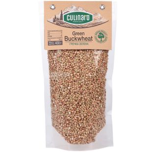 Culinaro, Green Buckwheat, Гречка зеленая, 400 г
